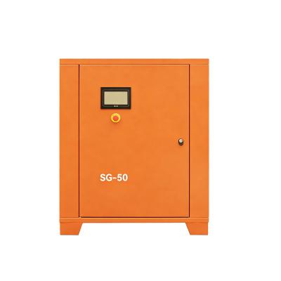 HUADA compact single-stage permanent magnet VSD screw air compressor for space-limited plants