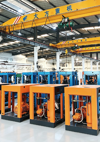 Screw Compressor Assembly Area